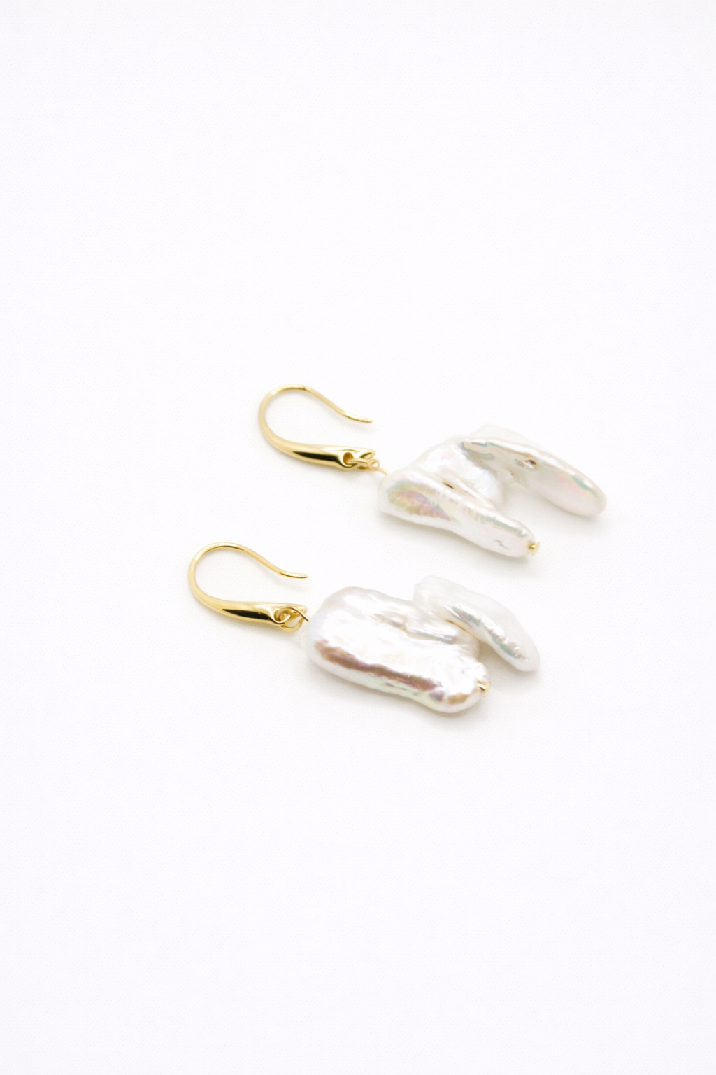 PENDIENTES PERLAS PLANAS