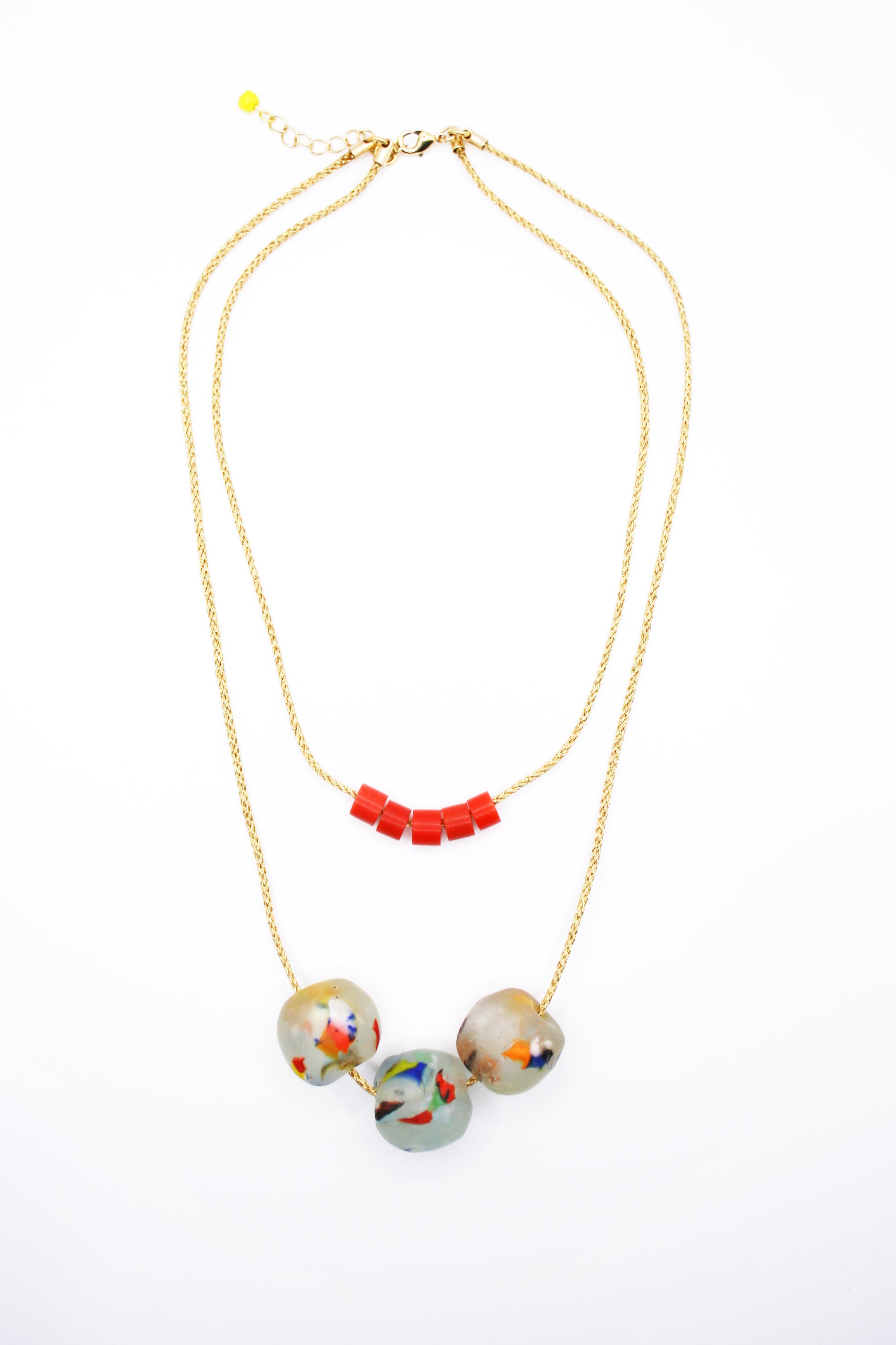 COLGANTE DOBLE MULTICOLOR