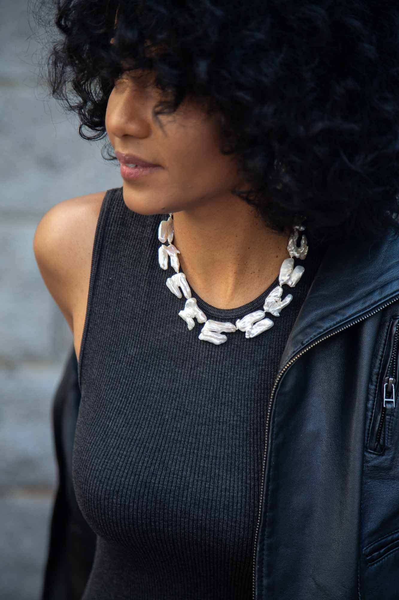 COLLAR PERLAS PLANAS