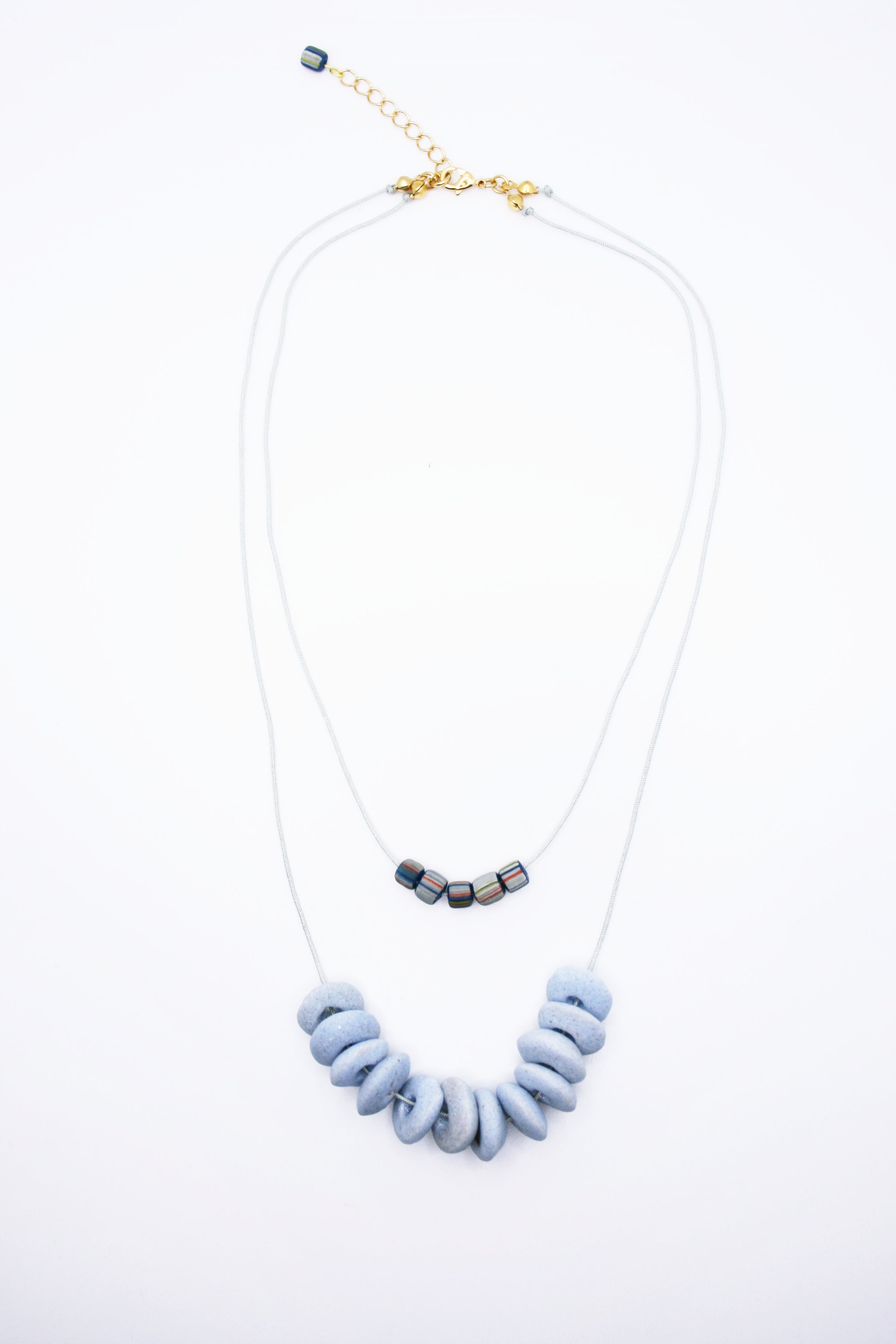 COLGANTE DOBLE AZUL
